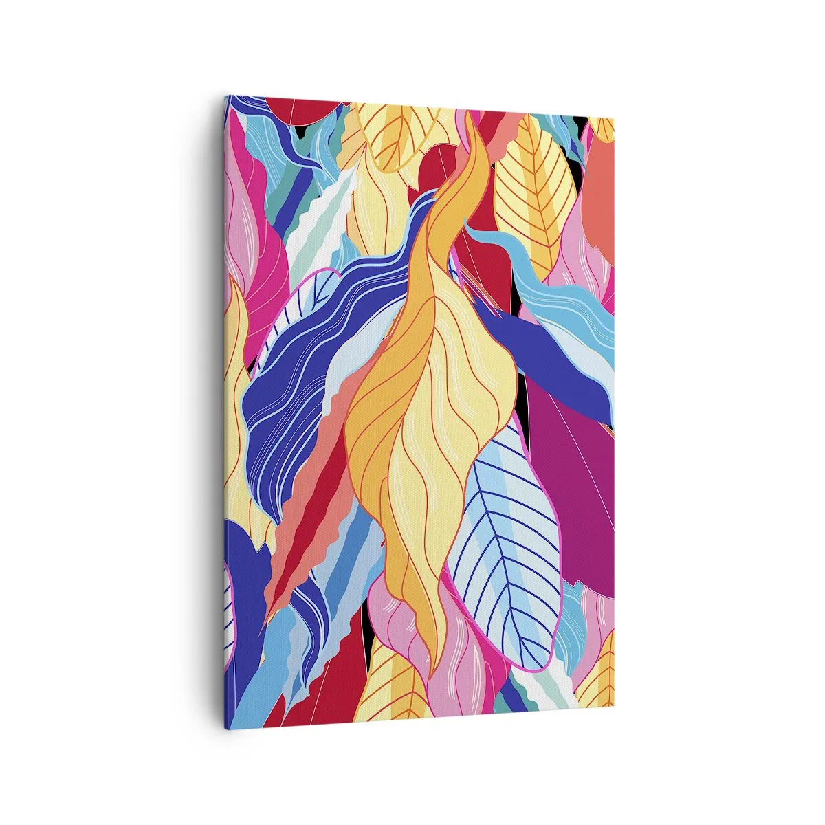 Quadro em tela - Bagunça colorida - 70x100 cm