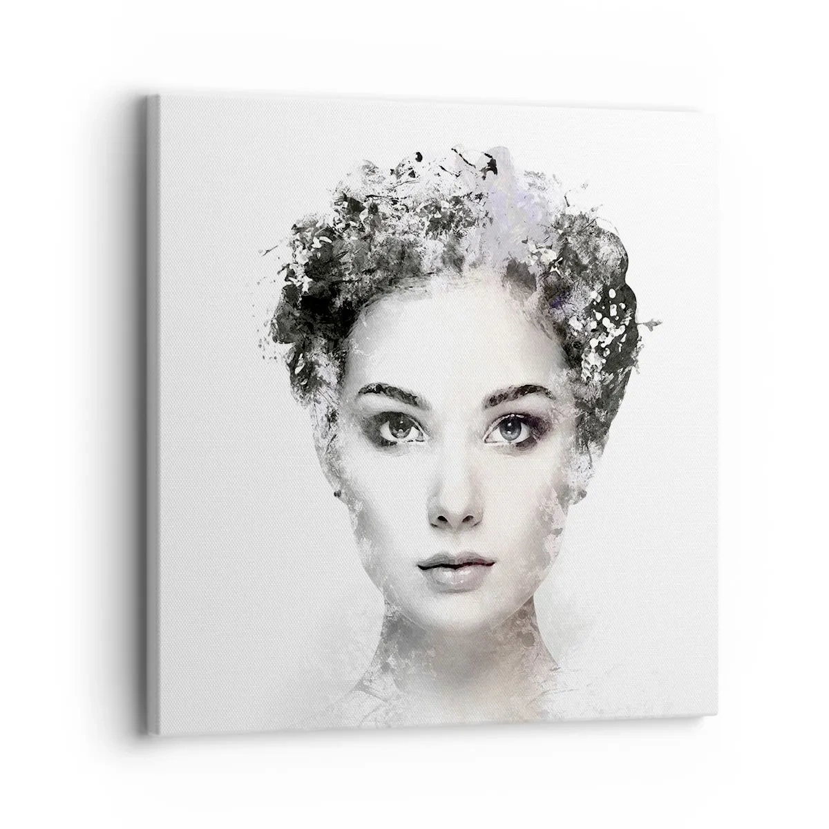 Quadro em tela - Um retrato extremamente elegante - 30x30 cm