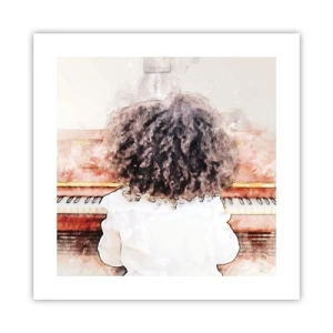 Pôster - Num mundo novo - 40x40 cm