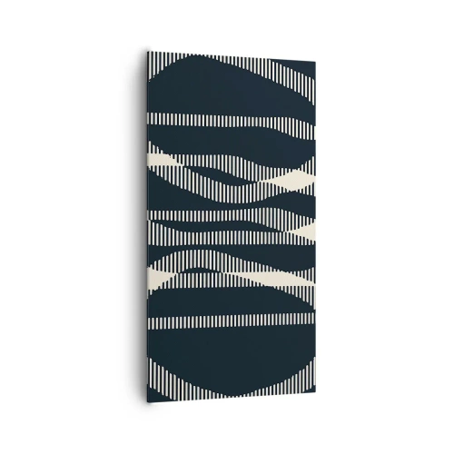 Quadro em tela - Uma tentativa de quebrar a escuridão - 65x120 cm