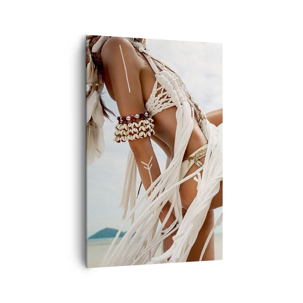 Quadro em tela - Sacerdotisa do Sol - 80x120 cm