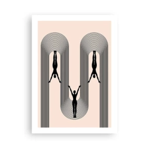 Pôster - De cabeça para baixo - 50x70 cm