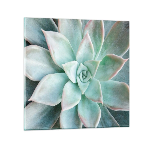 Quadro em vidro - O coração do deserto - 30x30 cm