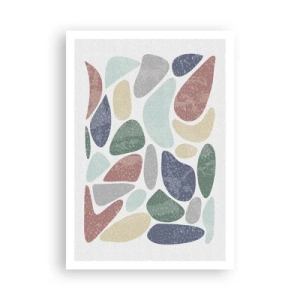 Pôster - Um mosaico de cores em pó - 70x100 cm