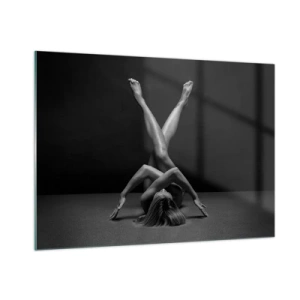 Quadro em vidro - Geometria da nudez - 100x70 cm