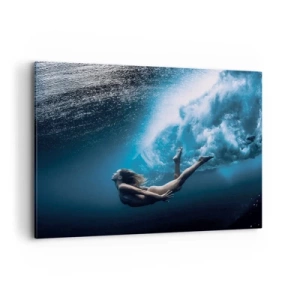 Quadro em tela - Sereia moderna - 100x70 cm