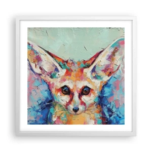 Pôster em moldura branca - Estão prontos para mim? - 50x50 cm