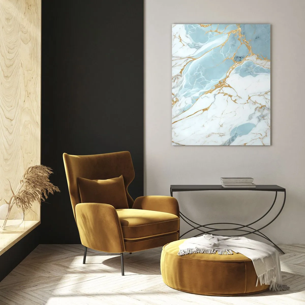 Quadro em vidro - Riqueza de pedra - 70x100 cm