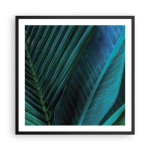 Pôster com moldura preta - Anatomia da vegetação - 60x60 cm