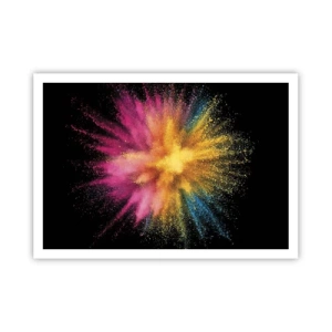 Pôster - O nascimento das cores  - 100x70 cm