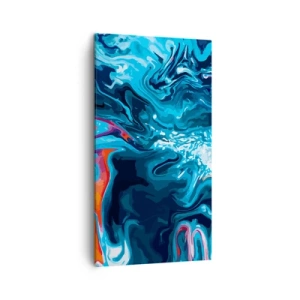 Quadro em tela - Viagem ao centro do céu - 45x80 cm