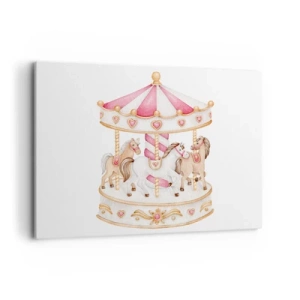 Quadro em tela - O doce mundo da infância - 100x70 cm