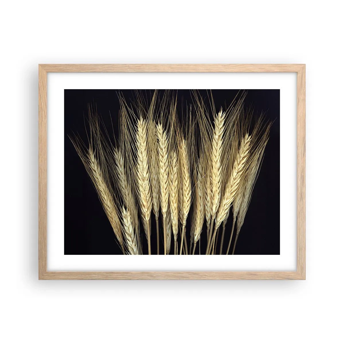 Pôster com moldura de carvalho claro - Magia rústica - 50x40 cm