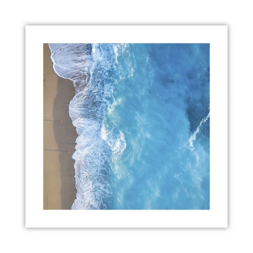 Pôster - O poder do azul - 40x40 cm