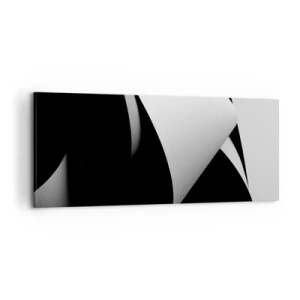 Quadro em tela - Planos de luz das profundezas da sombra - 100x40 cm