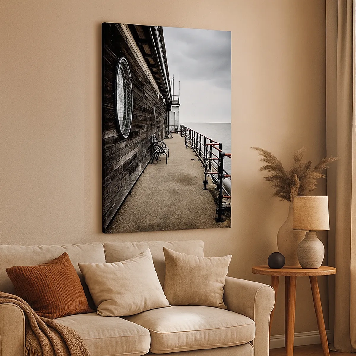 Quadro em tela - O tempo parou - 50x70 cm