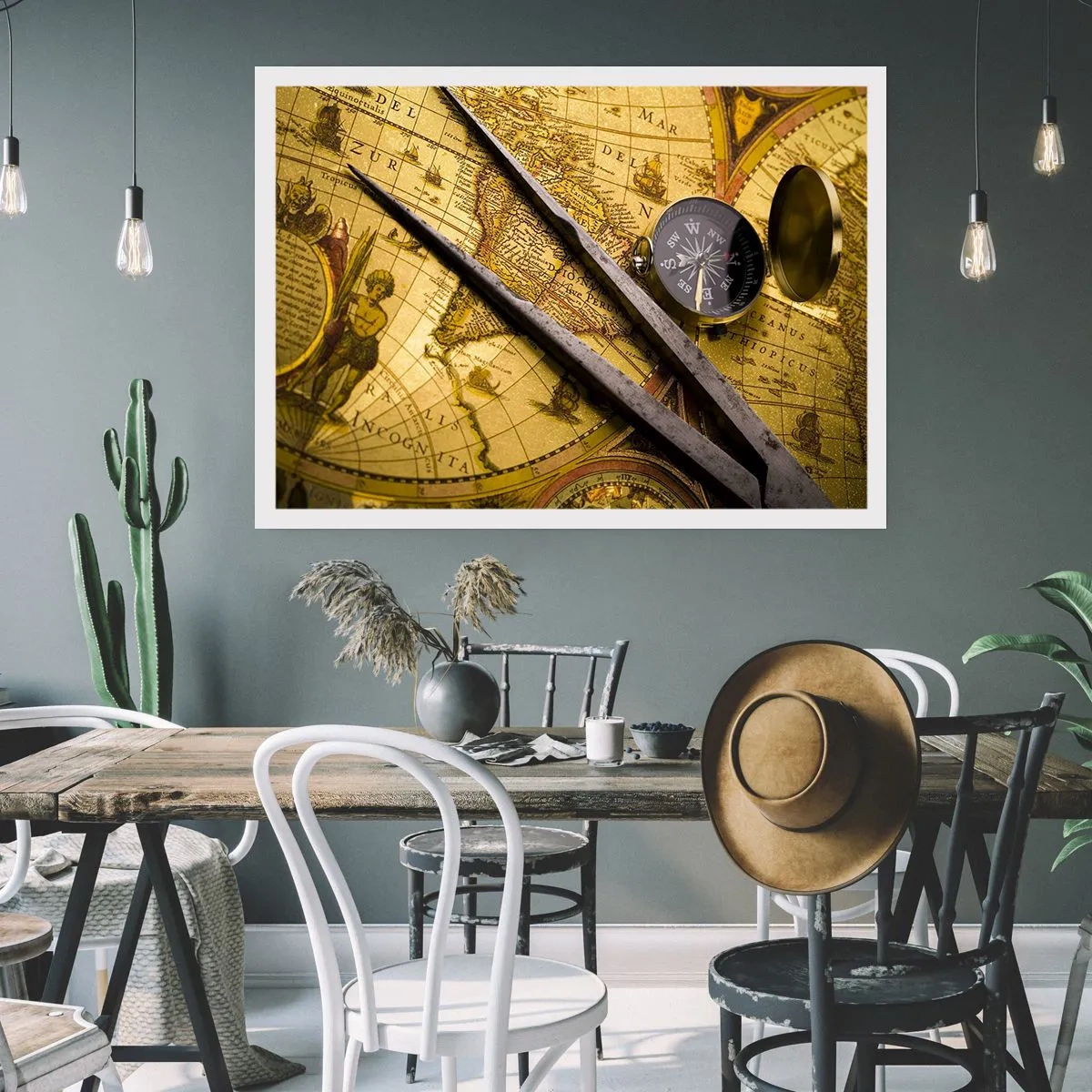 Pôster - Onde estão esses tesouros? - 50x40 cm