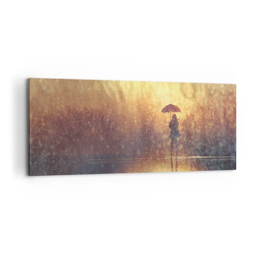 Quadro em tela - Sinto alguém a olhar para mim - 100x40 cm