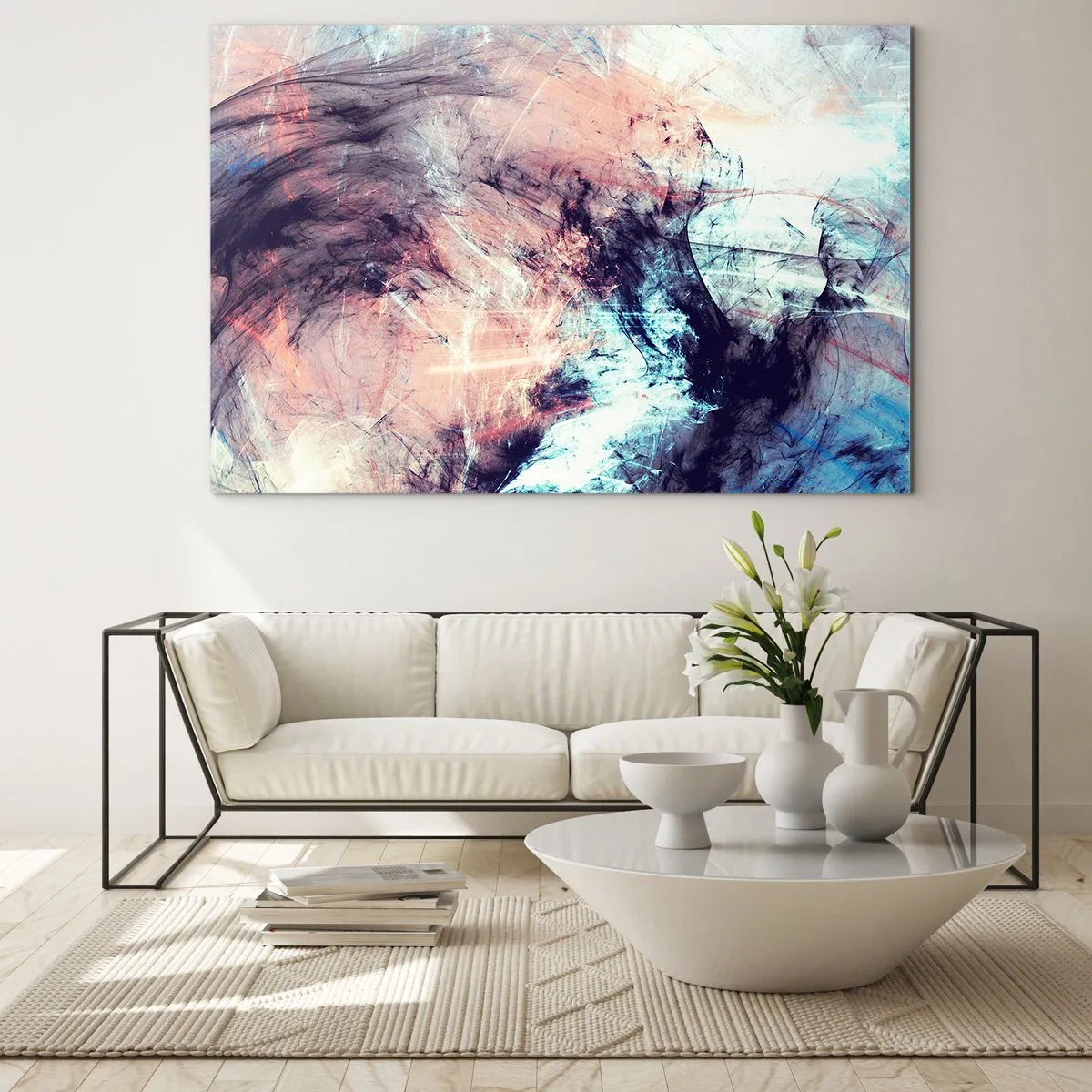 Quadro em vidro - Sinta o vento - 120x80 cm