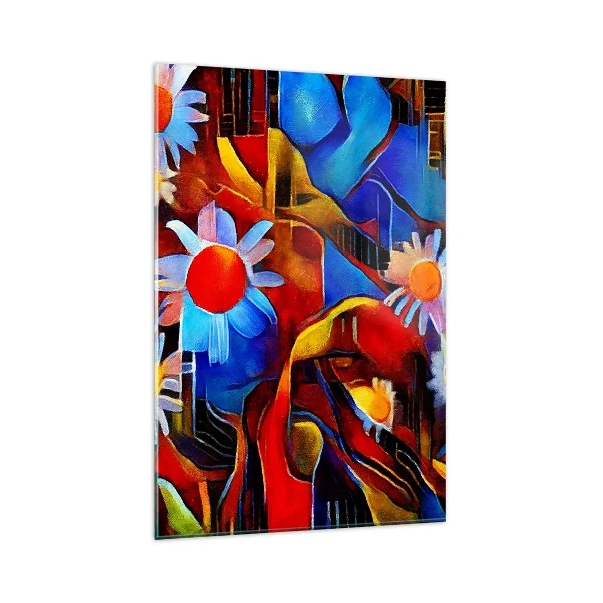 Quadro em vidro - Cores da vida - 80x120 cm