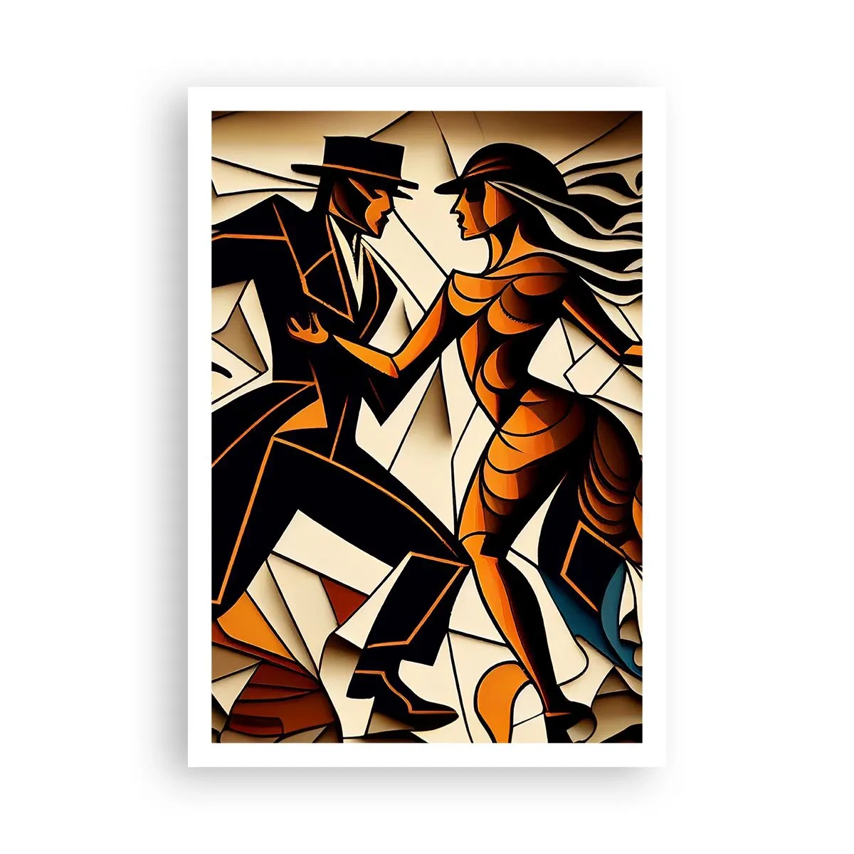 Pôster - Dança de paixão e paixão - 70x100 cm