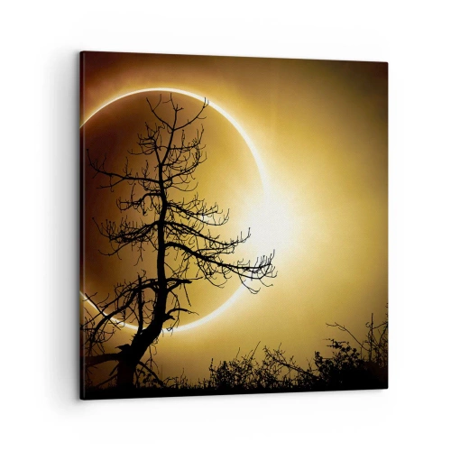 Quadro em tela - Eclipse total - 50x50 cm