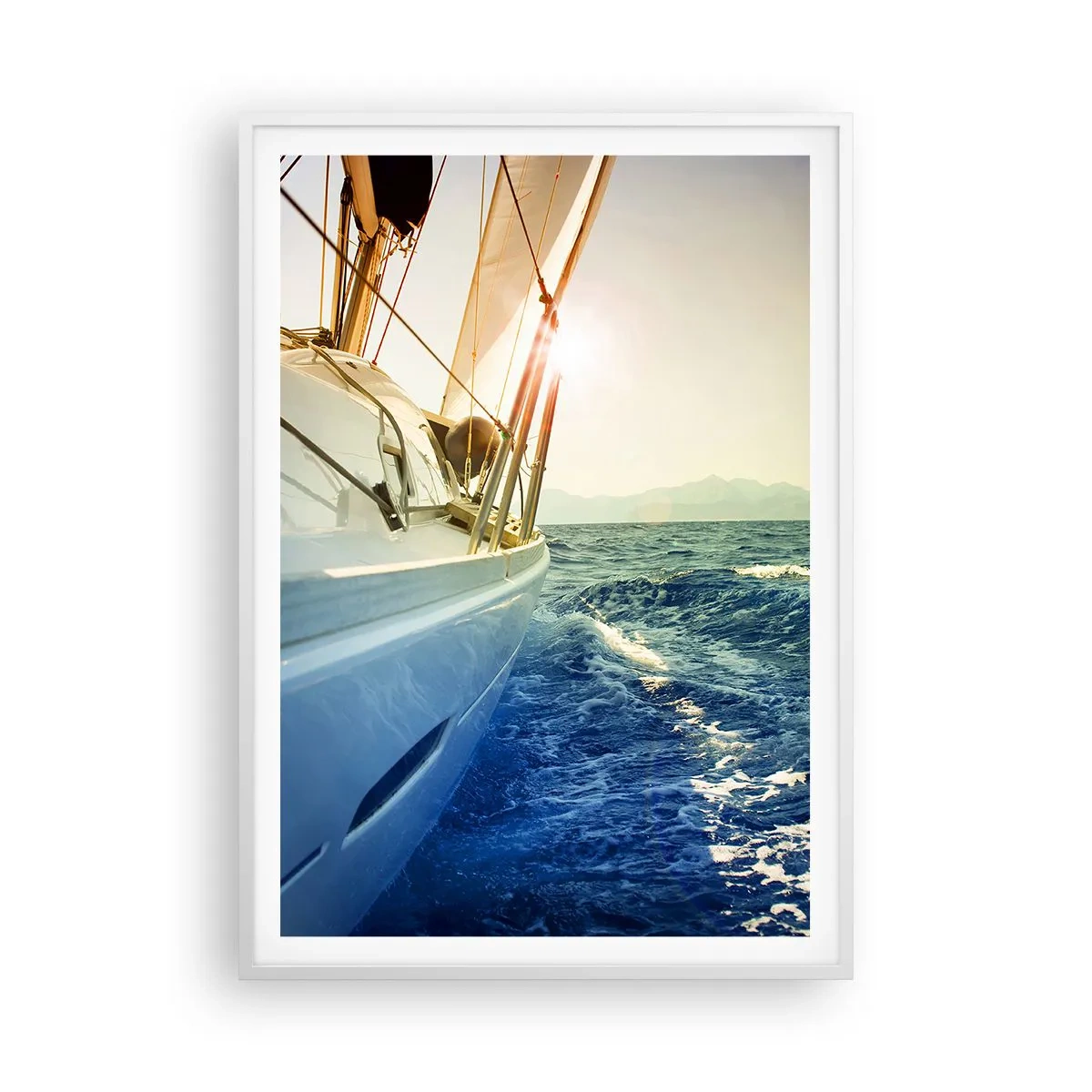 Pôster em moldura branca - Depois da aventura - 70x100 cm