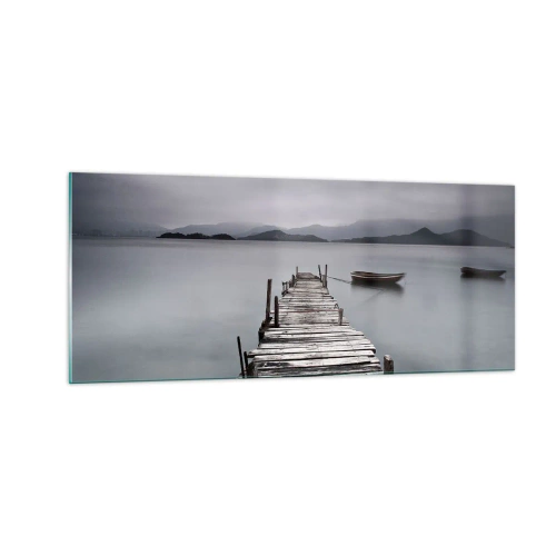 Quadro em vidro - Amanhã pode ir - 100x40 cm