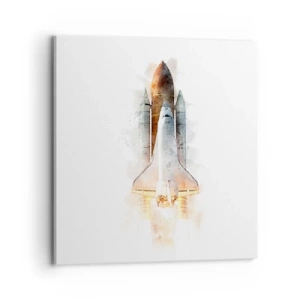 Quadro em tela - Exploradores para iniciantes - 70x70 cm