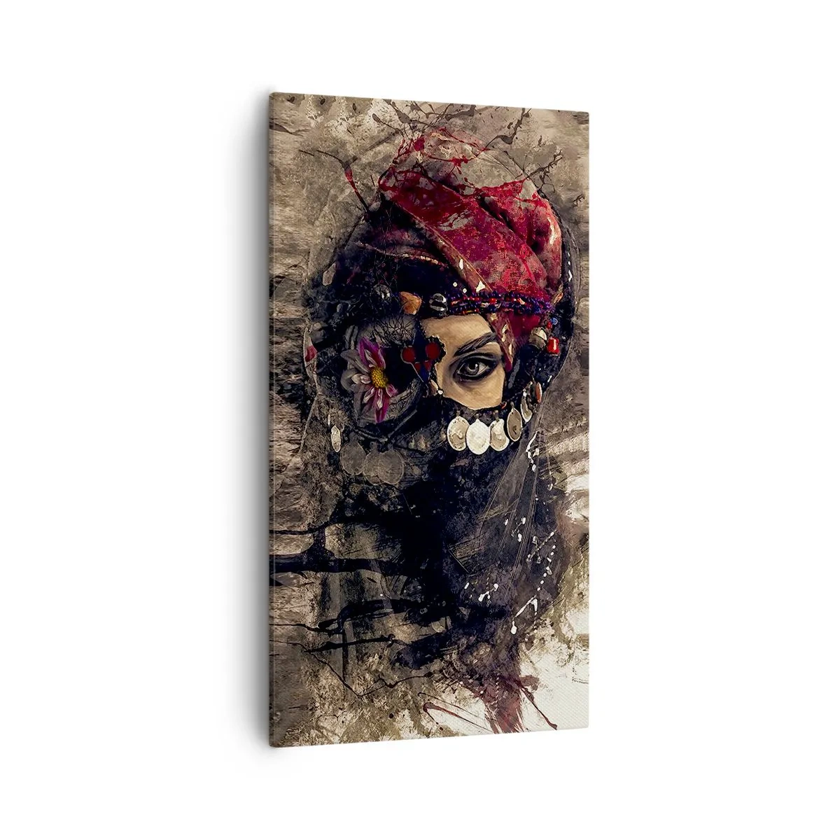 Quadro em tela - Perturbador, para dizer o mínimo - 55x100 cm