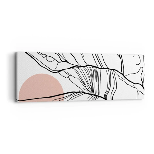 Quadro em tela - Numa rede de galhos - 90x30 cm