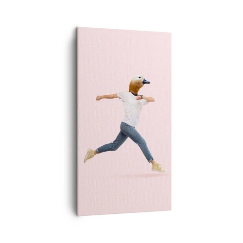 Quadro em tela - Uma pitada de absurdo - 45x80 cm