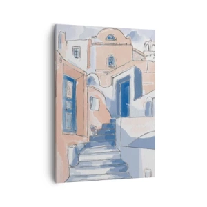Quadro em tela - Cidade exótica - 50x70 cm