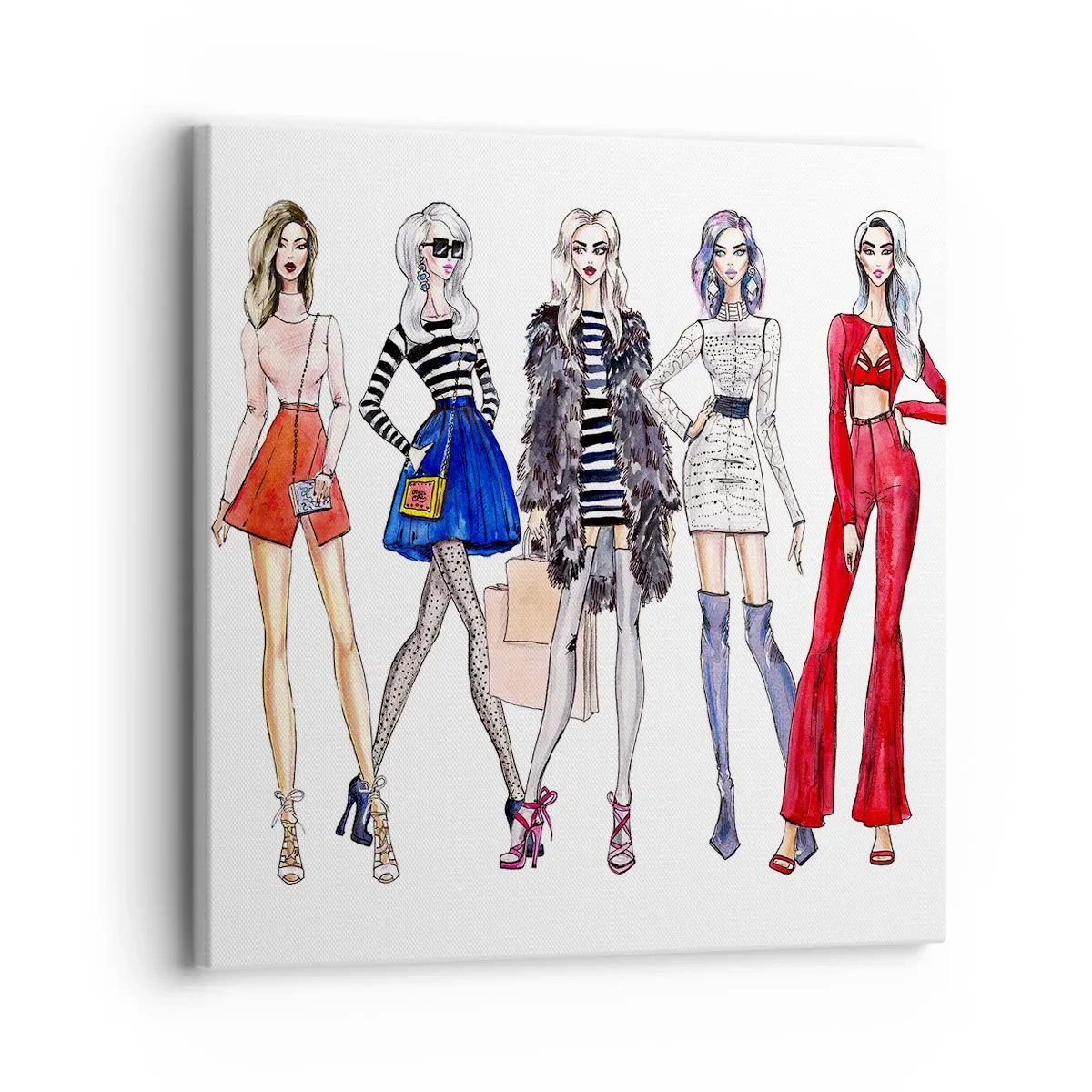 Quadro em tela - Every week Fashion Week - 30x30 cm