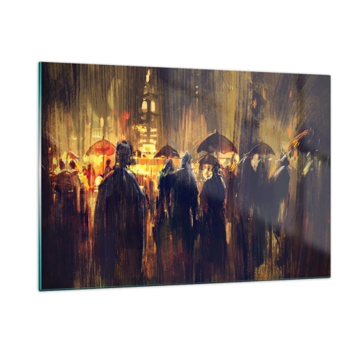 Quadro em vidro - Os seguidores da chuva - 120x80 cm