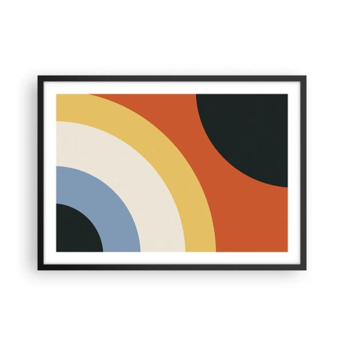 Pôster com moldura preta - Um para o outro - 70x50 cm