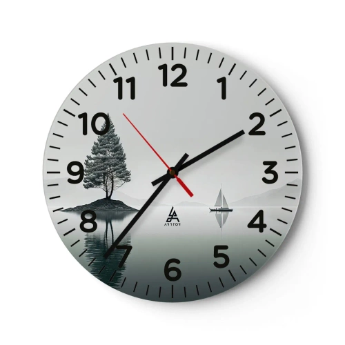 Relógio de parede - Relógio em vidro - Sonho dos sonhos - 30x30 cm