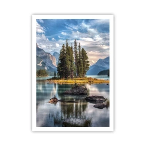 Pôster - Por águas grandes e límpidas… - 70x100 cm