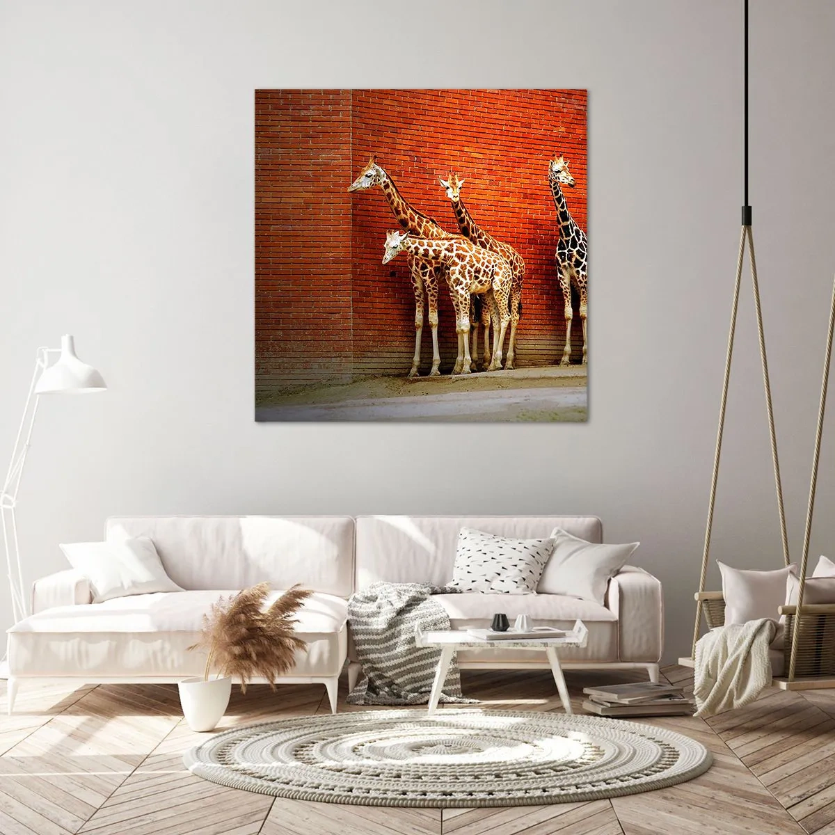 Quadro em tela - Vê alguma acácia? - 60x60 cm