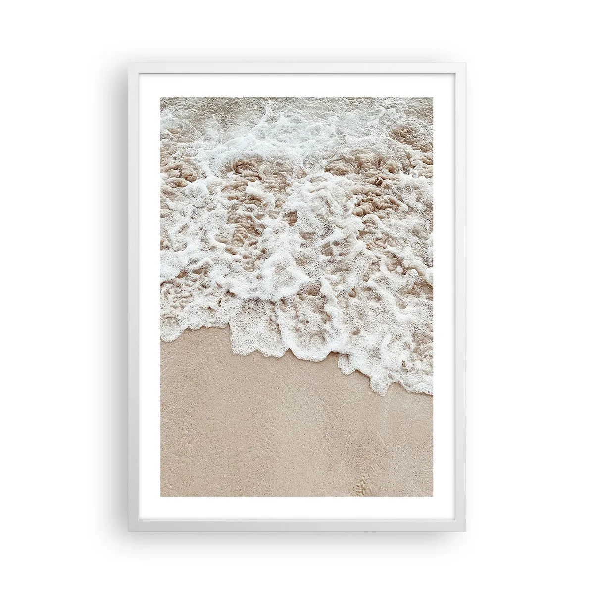 Pôster em moldura branca - Volto logo - 50x70 cm