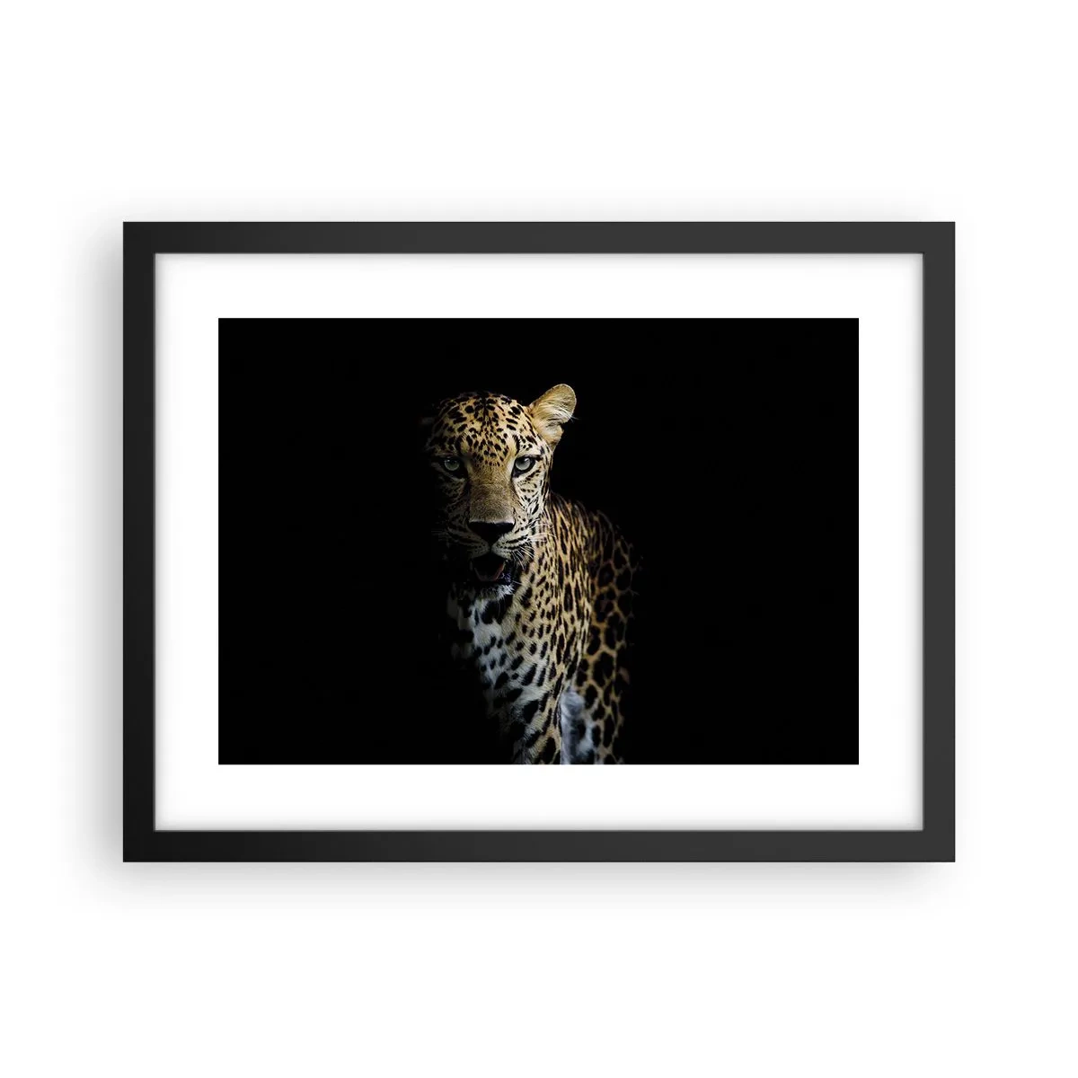 Pôster com moldura preta - Beleza escura - 40x30 cm