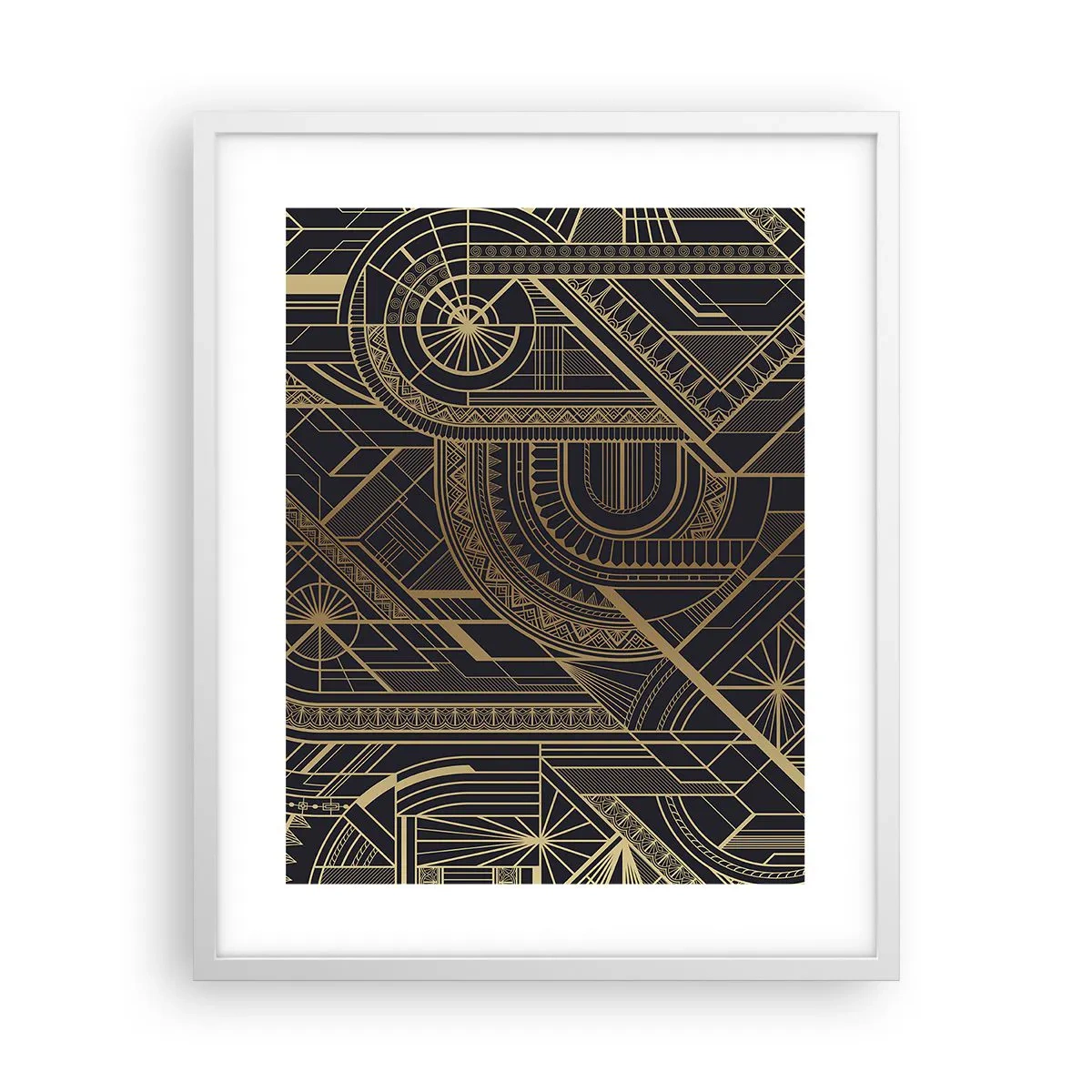 Pôster em moldura branca - Conceitos, ideias, planos - 40x50 cm