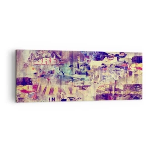 Quadro em tela - E isso é tudo o que resta - 140x50 cm