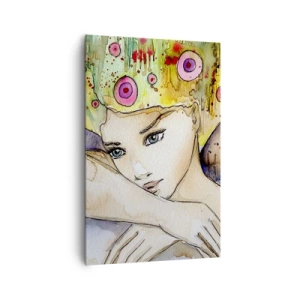 Quadro em tela - Princesa borboleta - 80x120 cm