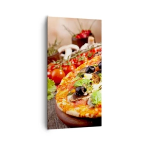 Quadro em tela - Ingredientes telúricos - 65x120 cm