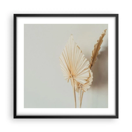 Pôster com moldura preta - Quando precisas de alívio - 50x50 cm