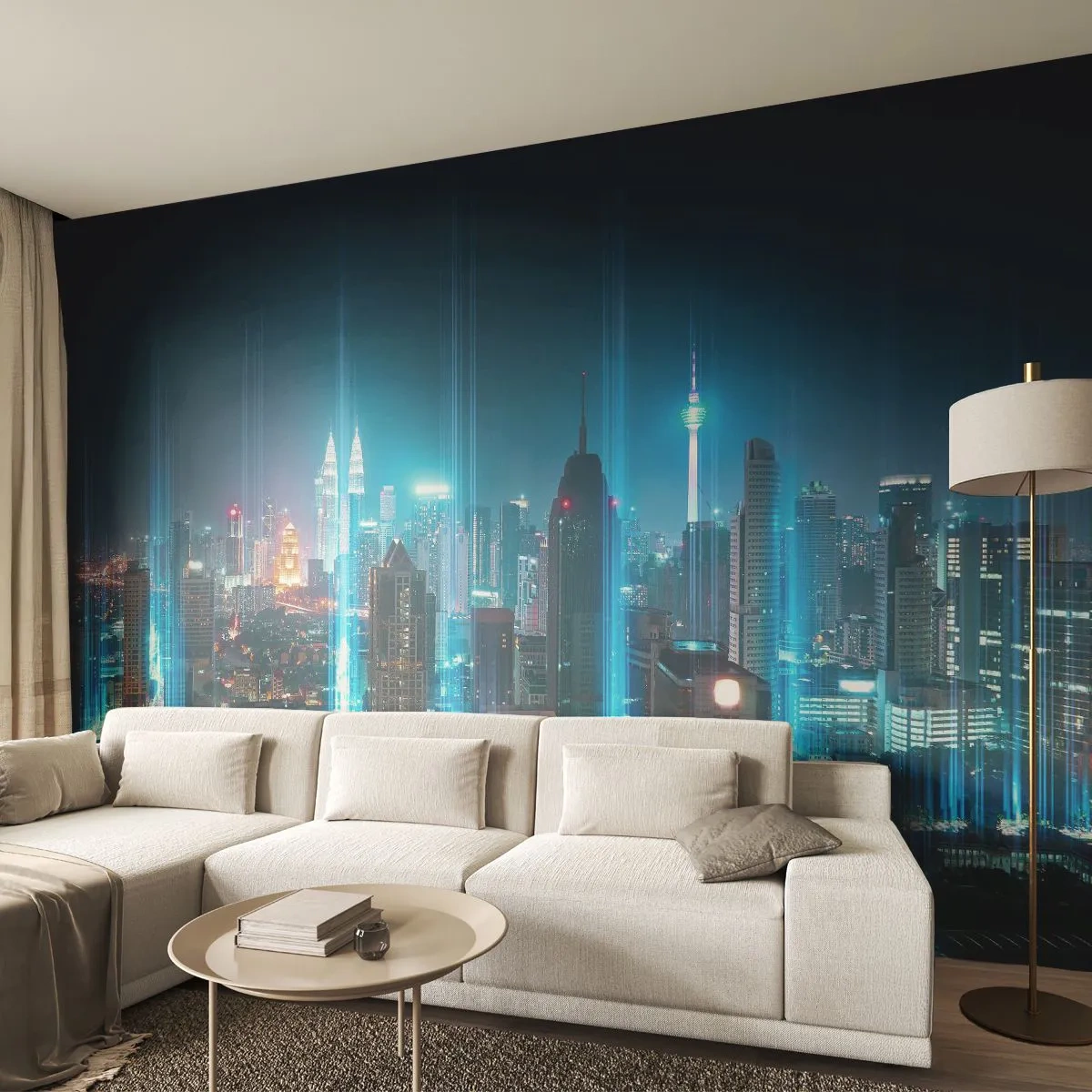 Papel de Parede Premium Sand - De Berlim para o céu - Cidade, Arquitetura, Viagens - 100x70 cm