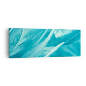 Quadro em tela - Afogado em penugem - 140x50 cm