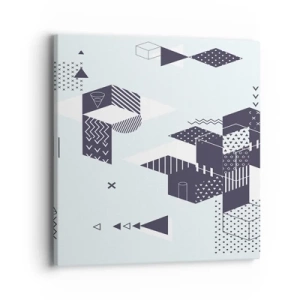 Quadro em tela - Na alma de um matemático - 40x40 cm