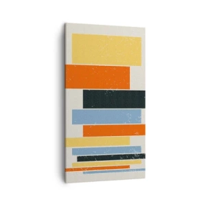 Quadro em tela - Notação musical - 45x80 cm